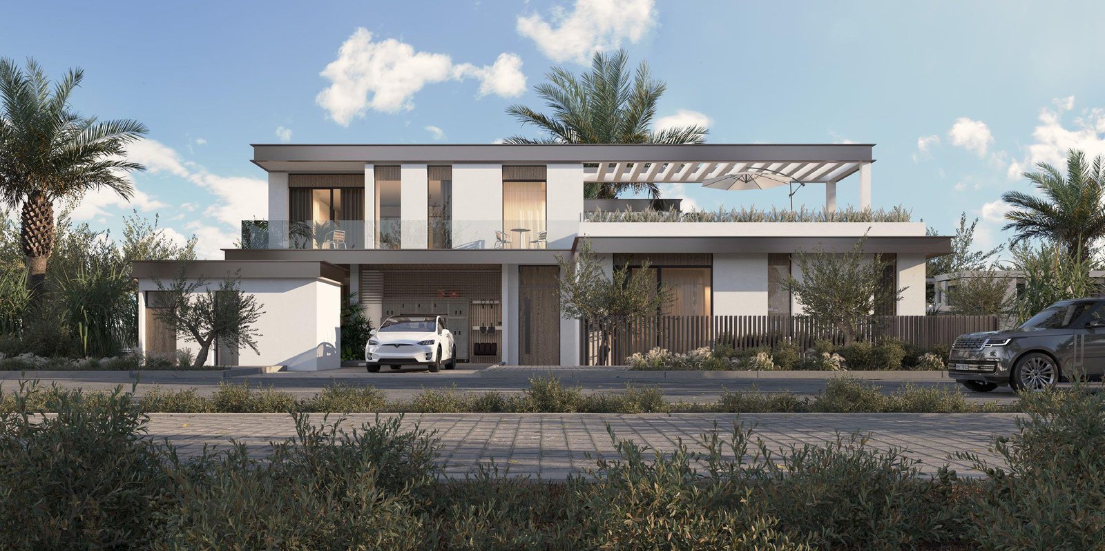 Premium lifestyle amenities at Al Naseem Villas – private pool, spa, gym, and country club in gated hilltop community on Hudayriyat Island